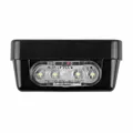 ECLAIRAGE DE PLAQUE IMMATRICULATION REPLAY RECTANGLE 4 LEDS PLASTIQUE NOIR (HOMOLOGUE CE)
