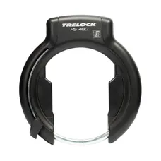 ANTIVOL VELO FER A CHEVAL TRELOCK RS480 NOIR AVEC FIXATION (FIXATION SUR CADRE LARGEUR DE 89 mm à 112 mm) ECART PNEU 75 mm