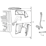 Pieces composant le chassis (cabine)