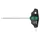 CLE TORX MANCHE EN T WERA 467 HF T10x100mm NOIR/VERT (VENDU A L'UNITE) -MARQUE ALLEMANDE POUR LES ATELIERS