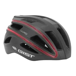 CASQUE VELO ADULTE GIST URBAIN LUXO NOIR IN-MOLD AVEC ECLAIRAGE USB 360- TAILLE 52-58 REGLAGE MOLETTE