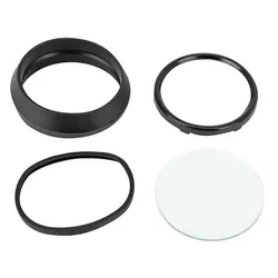 KIT REPARATION COMPTEUR CYCLO ADAPTABLE MBK 51 / PEUGEOT 103 (POUR COMPTEUR ROND) (ENTOURAGE + VITRE + JOINT) -SELECTION P2R