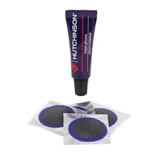 REPAIR KIT TYRE TUBELESS MTB HUTCHINSON PER L'INNER WITH RUSTINES - BOX (COLLE 3 g + 4 PATCHS 25 mm)