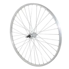 CITY WHEEL BRAKE SHOE 650X35B REAR RIM AND HUB ALUMINIUM AXLE PLEIN FREEWHEEL 7/6/5-SPEED (35-584) (SOLD WITH NUT 10X100) RIM 21C