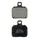 BRAKE PAD SET NEWFREN FOR APRILIA 1100 RSV4 2019>2024 REAR/KTM 1290 SUPER DUKE R 2014> REAR/DUCATI 821 MONSTER 2014> REAR/HONDA 1000 CBR RR 2020> REAR (FD0256BT) (TOURING ORGANIC)