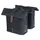 DOUBLE BICYCLE PANNIER BASIL CITY BLACK 28-32L MOUNTING KIT CARRIER MOUNTING KIT SYSTEM MIK 2.0 (COMPATIBLE WITH 211726 INCLUDED) (33X30X19CM) FERMETURE PLIANT ANTI-PLUIE