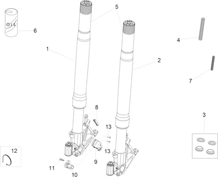 Fourche Av. Ohlins