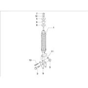 Suspension arrière - Amortisseur/s