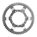 ADAPTABLE MOPED REAR SPROCKET PEUGEOT 103 WHEEL SPOKES 56 DTS (BORE 94 mm) 11 HOLES SILVER -P2R SELECTION