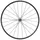 ROAD WHEEL DISC 700 SHIMANO RS370 FRONT CENTERLOCK TUBELESS READY THRU AXLE 12/100 mm BLACK (HEIGHT RIM 23 mm)