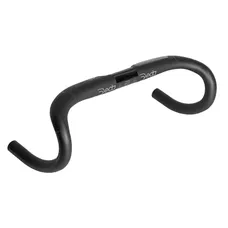 ROAD HANDLEBAR DEDA SUPERZERO DCR ALUMINIUM BLACK 31,8 L 46 OUTER (AXLE-AXLE 44 cm) (PASSAGE CABLE INNER)