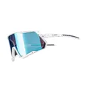 CYCLING GLASSES ADULT GIST MASK MONTURE WHITE VERRE BLUE POLYCARBONATE (PROTECTOR 100% CONTRE UVA, UVB, UV)