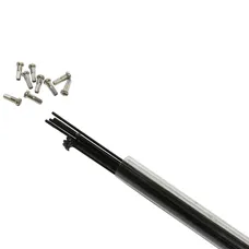 SPOKE STAINLESS STEEL BLACK 2 mm L 290 mm HEAD ANGLED WITH NUT (TUBE OF 10)