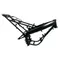 FRAME/CADRE UNPAINTED OEM DERBI 50 SENDA 2018 >/GILERA 50 SMT, RCR 2018 >, DRIFTING 2019 >-2B004223600XNL