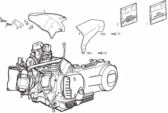 couvercles carter moteur