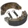 BRAKE SHOE SET SCOOTER NEWFREN FOR MBK 50 BOOSTER FRONT/REAR/YAMAHA 50 BWS FRONT/REAR DIAMETER 110X25 MM (GF1187)