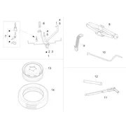 Roue de secours - Trousse à outils