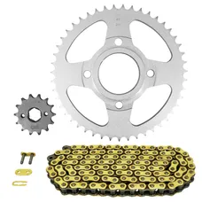 KIT CHAINE ADAPTABLE HONDA 125 XL S 1979>1982, XR 1979>1982 428 14x47 (DIAM COURONNE 58/90/10.5) (DEMULTIPLICATION ORIGINE) -AFAM