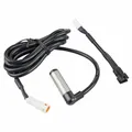 CAPTEUR DE COMPTEUR/VITESSE KOSO 1350 mm (PASSIF, CONNECTEUR BLANC, INCLUS CABLE ADAPTATEUR)
