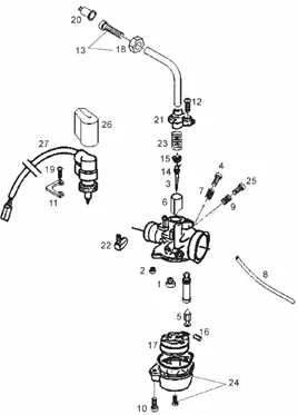 Carburateur - Composants