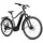 ELECTRIC BICYCLE/E-BIKE TREKKING BIKE 29 LEADER FOX DIXON 2026 MEN'S GREY GLOSS 10-SPEED CUES MID-DRIVE MOTOR PANASONIC GX ULTIMATE 36-SPEED 95NM BATTERY 23AH (22,5'' - H56CM - SIZE XXL - FOR ADULT OF 190 cm TO PLUS)