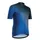 CYCLING JERSEY GIST SUMMER FLOW SLEEVES SHORT ZIP TOTAL BLUE XXL -5349