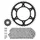 KIT CHAINE ADAPTABLE CF MOTO 450 MT 2024> 520 14x47 (DIAM COURONNE 125/150/8.50) (DEMULTIPLICATION ORIGINE) -JT SPROCKETS
