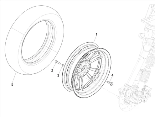 Roue avant