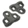 CALE PEDAL NEWTON TYPE LOOK KEO GREY BI-MATIERE ANGLE 9-(PAIR)