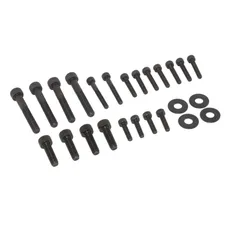 VIS DE CARROSSERIE/CARENAGE/CAPOTAGE REPLAY ACIER POUR PIAGGIO 50 TYPHOON, NTT, NRG NOIR (KIT)