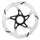 BRAKE DISC MTB CENTERLOCK TEKTRO 180 mm BLACK FOR ALL TYPE OF BRAKE PAD WITHOUT NUT (WORKSHOP FITTING)