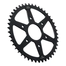 ADAPTABLE MOTORCYCLE REAR SPROCKET KTM 125 DUKE 2014>2024, 390 ADVENTURE 2020>2024/HUSQVARNA 125 SVARTPILEN 2021>2024 520 45 DTS STEEL BLACK (DIAMETER 63/110/8.5) -JT SPROCKETS