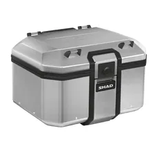 TOP CASE SHAD TR48 TERRA 48L ALUMINIUM WITH LOCK SYSTEM - CAPACITY 2 CASQUES 1 OPEN-FACE + 1 FULL-FACE (PLATE SOLD SEPAREMMENT) (D0TR48100)