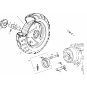 Roue arrière