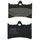 BRAKE PAD SET NEWFREN FOR APRILIA 125 AF1 EUROPA 1990>1992 FRONT, 125 RS 1992>2005 FRONT/KTM 125 EXC 1987> FRONT-REAR, 250 MX FRONT/REAR (L 67.5 mm - H 51 mm - P 7 mm) (FD0115BT) (TOURING ORGANIC)