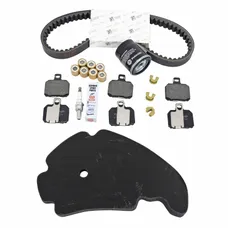 KIT ENTRETIEN MAXISCOOTER ORIGINE PIAGGIO 125 X9 1998-2005 (AVEC 3 JEU DE PLAQUETTES BREMBO 647077) -1R000408