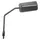 REAR-VIEW MIRROR SCOOTER REPLAY F1 DIAMETER 8 REVERSIBLE CARBON TRESSE MATTE (X1) -ROD LONG BLACK- **