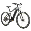 ELECTRIC BICYCLE/E-BIKE MTB 29 LEADER FOX SWAN MEN'S GREY 9-SPEED MID-DRIVE MOTOR BAFANG M300 36-SPEED 80NM BATTERY 15AH (SIZE FRAME 17,5'' - H45CM - M - FOR ADULT OF 168 cm TO 178 cm)