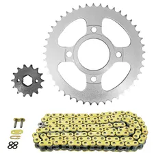 ADAPTABLE CHAIN KIT DAELIM 125 ROADSPORT 2008>2016, ROADWIN 2007>2013 428 14X45 (DIAMETER REAR SPROCKET 58/90/10.5) (OEM GEARING) -AFAM