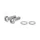 SCREW FOR BRAKE DISC ROAD SRAM FLATMOUNT T25 IN 17 mm (SOLD AS A PAIR)