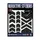 AUTOCOLLANT/STICKER REFLECHISSANT POUR VELO, CASQUE MODELE FLECHE/CHEVRON NOIR (PLANCHE) -REFLECTIVE BERLIN