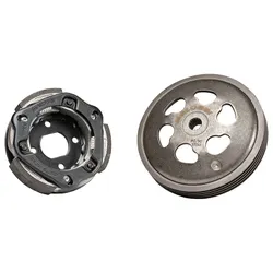 EMBRAYAGE SCOOT MALOSSI DELTA SYSTEM AVEC CLOCHE POUR MBK 50 BOOSTER, NITRO, OVETTO, STUNT/YAMAHA 50 BWS, NEOS, AEROX, SLIDER/APRILIA 50 SR/MALAGUTI 50 F12 (DIAM 107 mm) (EMBRAYAGE + CLOCHE)