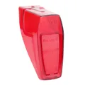 CABOCHON FEU ARRIERE CYCLO ADAPTABLE MBK/MOTOBECANE ROUGE (PERCEE) -SELECTION P2R