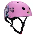 CHILDREN'S BICYCLE HELMET DISNEY MINNIE PINK WITH ADJUSTMENT DIAL ADJUSTMENT SIZE 52-56 (CARD-PACKED)