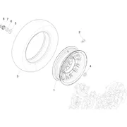 Roue arrière