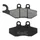 PLAQUETTE DE FREIN MALOSSI SPORT POUR PIAGGIO 125-400 MP3 AR, 250-400 X8 AV-AR, 400 X- EVO AV DROIT / APRILIA 850 SRV AR / GILERA 125 RUNNER PURE JET 2006> AV / SYM 300 HD 2019> AR