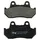BRAKE PAD SET NEWFREN FOR HONDA 1100 CB R 1980>1983 FRONT/REAR, 250 CN 1990>1994 FRONT, 750 VFR MAGNA 1988> FRONT, 400 CBX C 1983> FRONT (L 90 mm - H 49 mm - P 9 mm) (FD0058BT) (TOURING ORGANIC)