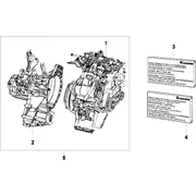 Moteur complet-jeu joints