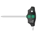 CLE TORX MANCHE EN T WERA 467 HF T25x100mm NOIR/VERT (VENDU A L'UNITE) -MARQUE ALLEMANDE POUR LES ATELIERS