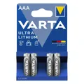 PILE LR03 1.5V VARTA ULTRA LITHIUM LR03 - AAA (VENDU PAR 4)